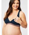 Cake Maternity - Milk Bamboo Sleep Nursing Bra - navy