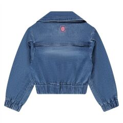 Stains&Stories - Girls Jeansjacke - blue denim