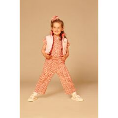 Stains&Stories - Girls jumpsuit short sleeve - Blumen