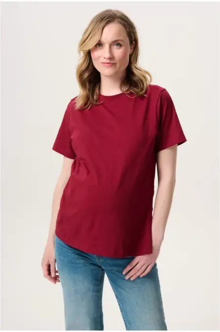 Noppies Maternity - Still T-Shirt Ifke - tibetan red