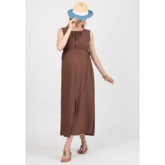 Attesa - Stillkleid Deva - chocolate