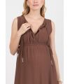 Attesa - Stillkleid Deva - chocolate