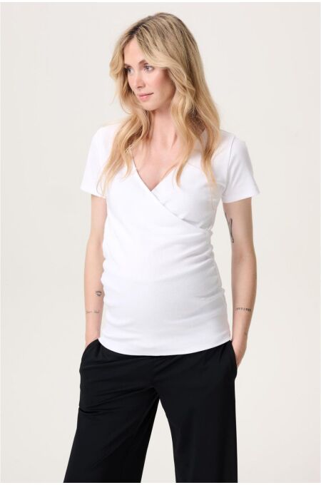 Noppies Maternity - Still-Shirt Sanson - white