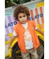 Stains&Stories - Boys Sweat-Weste - grapefruit