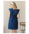 Balloon - Musselin Stillkleid Flo - navy