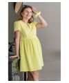 Balloon - Musselin Stillkleid - yellow