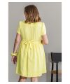 Balloon - Musselin Stillkleid - yellow