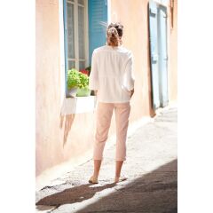 Balloon - Stillbluse Musselin 3/4 Arm - Ecru