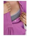 Balloon - Still Musselin Bluse - lila