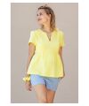 Balloon - Still-Musselin Bluse Moon - yellow