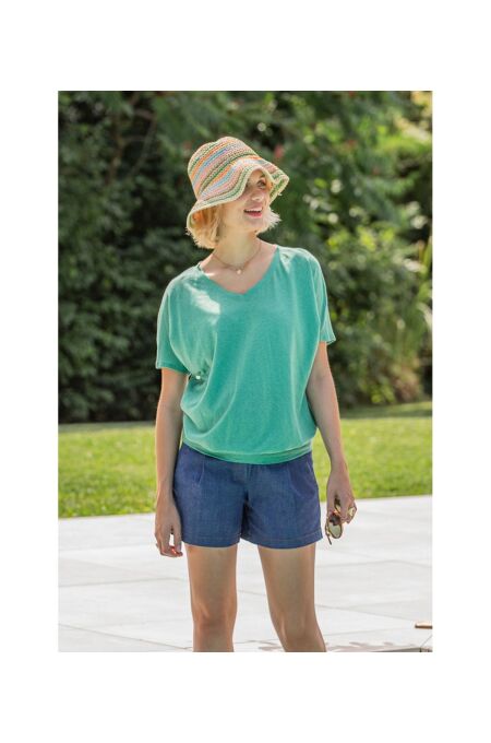 Balloon - Short Nelly Blue Jean - denim blue