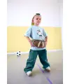 Lässig - T-Shirt Jersey GOTS Dog pale blue