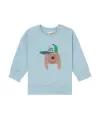 Lässig - Kids Sweater GOTS Dog pale blue