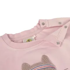 Lässig - Kids Sweater GOTS Cat cloud pink