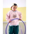 Lässig - Kids Sweater  Cat cloud pink