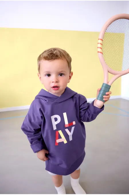 Lässig - Kids Hoodie GOTS purple