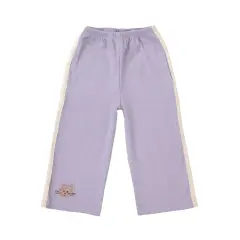 Lässig - Bell-Bottom Pants Ribbed GOTS pastel lilac