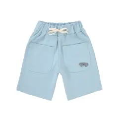 Lässig - Sweatshorts  pale blue