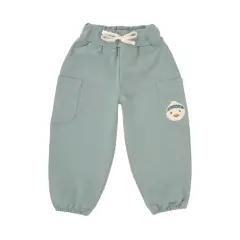 Lässig - Sweatpants GOTS granite green