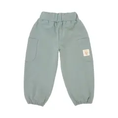 Lässig - Sweatpants GOTS granite green