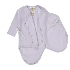 Lässig - Long Sleeve Body Ribbed GOTS pastel lilac