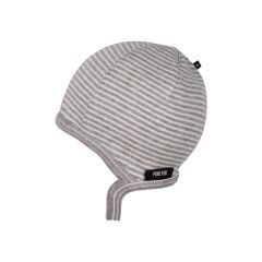 Pure Pure - Erstlingsmütze BW - grey-white