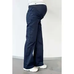 Love2Wait - Wide Leg Julia Cotton - Navy