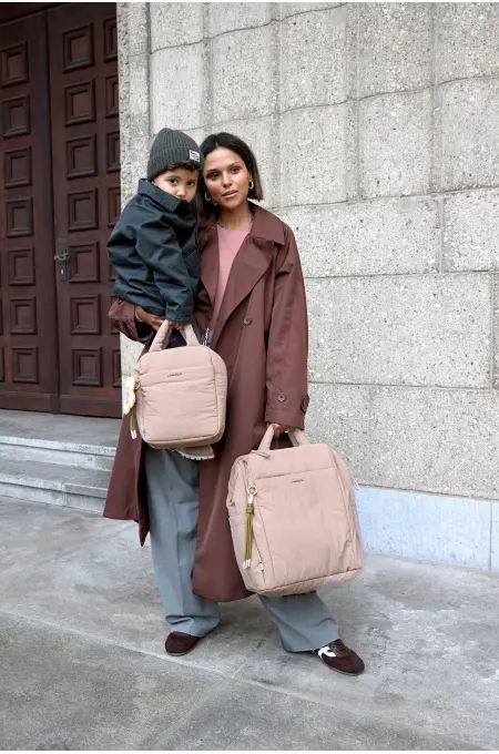 Lässig - Wickelrucksack Minoa - powder rose