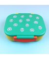 Ava & Yves - Lunchbox Smile - grün-ocker-hellblau