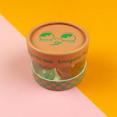 Ava & Yves - Magische Murmeln - rosa/mint - Glow in the Dark