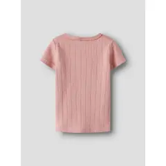 LilAtelier - Kurzarm-Shirt mit Rüschen - misty rose
