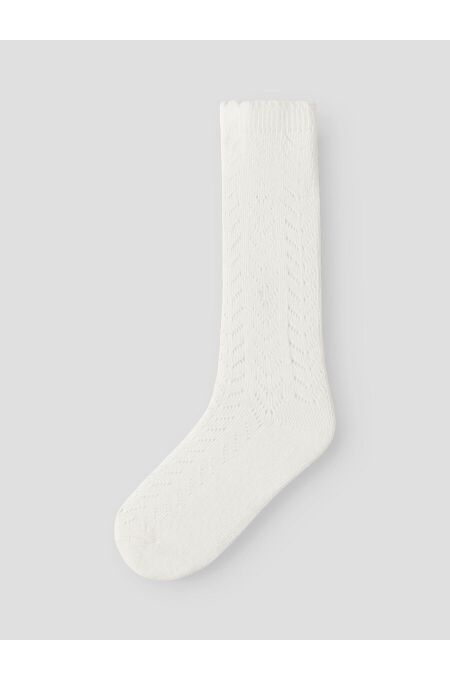 LilAtelier - Knielange Socken - Coconut Milk