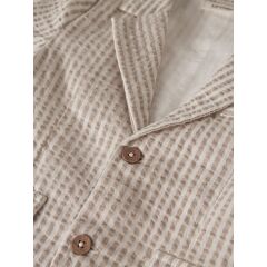 LilAtelier - Gestreifter Blazer - Coconut Milk