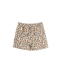 Salted Stories – Pommegranate | Swim Shorts – White Swan