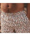 Salted Stories – Pommegranate | Swim Short Men – White Swan