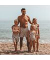 Salted Stories – Pommegranate | Swim Short Men – White Swan