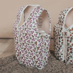 Salted Stories – Sparkly Flowers | Floating Vest – White Swan