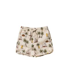 Salted Stories – Sailing | Swim Shorts – White Swan