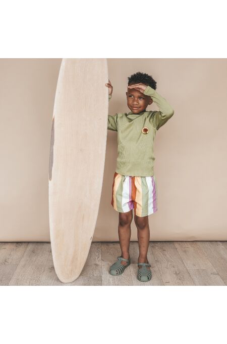 Salted Stories – Solid Rib | Swim Longsleeve – Iguana