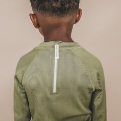 Salted Stories – Solid Rib | Swim Longsleeve – Iguana