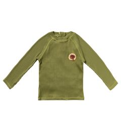 Salted Stories – Solid Rib | Swim Longsleeve – Iguana