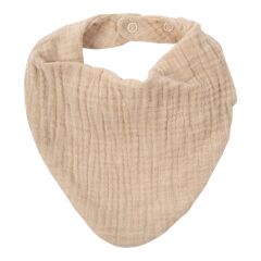 Wooly - MUSLIN BIB - GOTS - SS26 - MELANGE ECRU