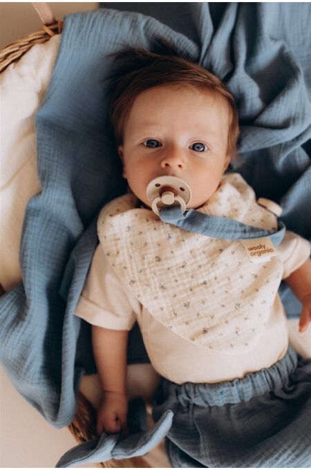 Wooly - MUSLIN PACIFIER CLIP - GOTS - SS26 - CITADEL