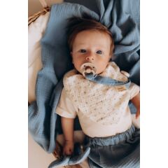 Wooly - MUSLIN PACIFIER CLIP - GOTS - SS26 - CITADEL
