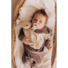Wooly - COMFORTER WITH DUMMY HOLDER - DOG - SS26 - SMOKE...