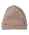 Wooly - BABY BEANIE HAT 2X1 RIB - GOTS - SS26 - CINDER