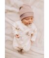 Wooly - BABY BEANIE HAT 2X1 RIB - GOTS - SS26 - PINK SAND
