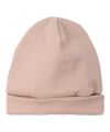 Wooly - BABY BEANIE HAT 2X1 RIB - GOTS - SS26 - PINK SAND