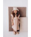 Wooly - MUSLIN DRESS WITH RUFFLES - GOTS - SS26 - LIGHT OLD PINK