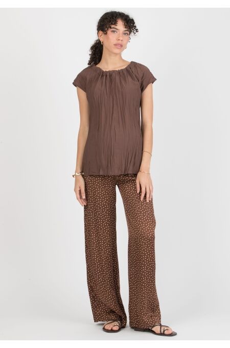 Attesa Maternity - Bluse für Schwangere - brown